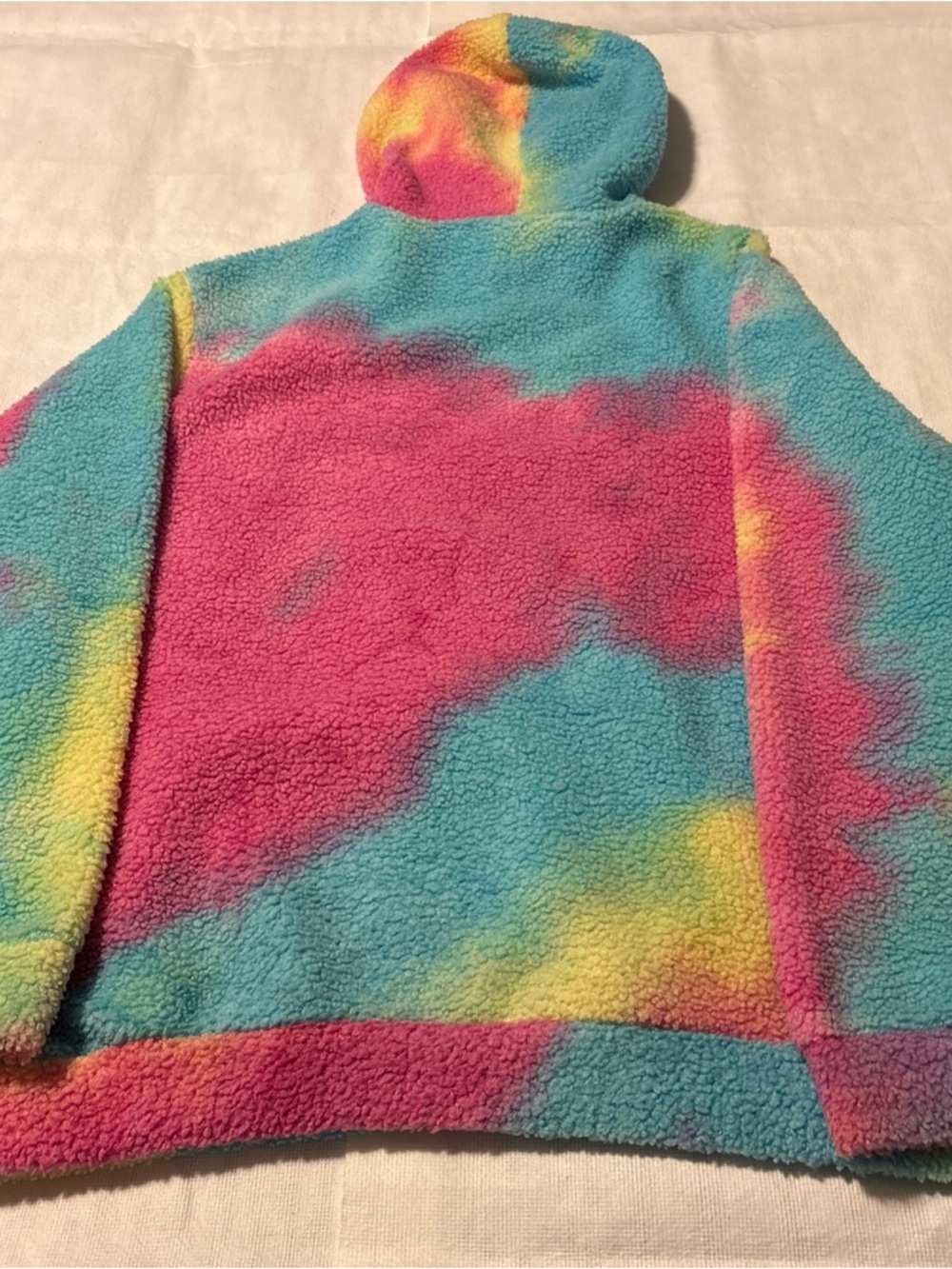 I Am Enough Tie-Dye Sherpa Hoodie - Multicolor Mattel - Picture 2 of 4